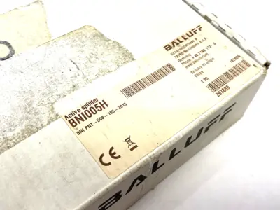 USED BALLUFF SILVER LINE I/O LINK MASTER NETWORK BLOCK, BNI PNT-508-105-Z015