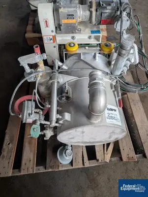 USED ANCASTER (2) Pneumatic Hopper Recivers, S/S