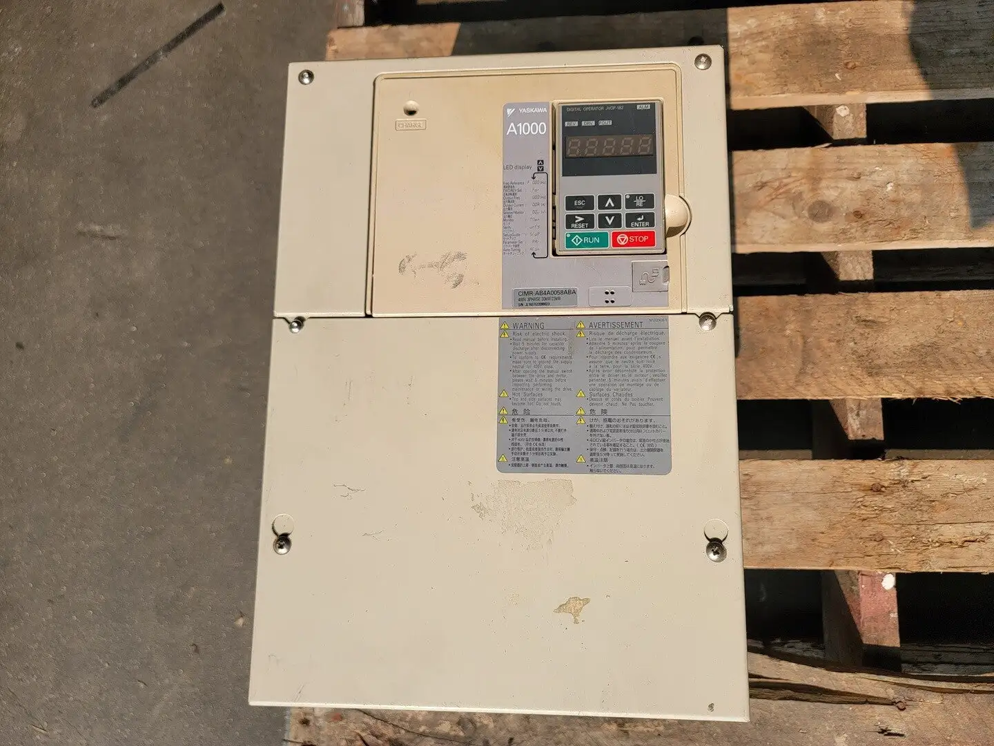 Used YASKAWA CIMR-AB4A0058ABA Switchgears British Columbia CA | Lenmark #238614