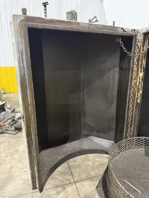30" x 36" BETTER ENGINEERING MODEL #F-3000-P HEATED CABINET ROTARY TURNTABLE PARTS WASHER: YOBRO #24052