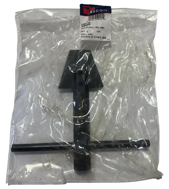 Recoil No.5 Extracting Tool for 1-1/2" to 2-1/2", Metric M38 to M65 Wire Thread