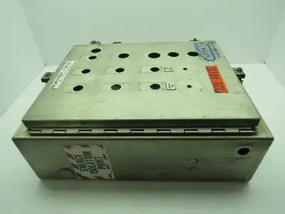 Hoffman Stainless Steel Electrical Enclosure JIC Box w/Backplate 6x16x20"