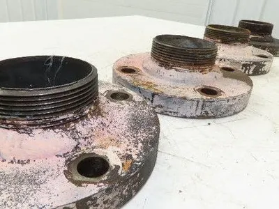Weldbend 3" Butt Weld Flange x 3" NPT Pipe Nipple #150  Lot of 4
