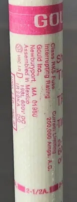 Gould shawmut TRS2-1/2R Time delay fuse Loc4C31