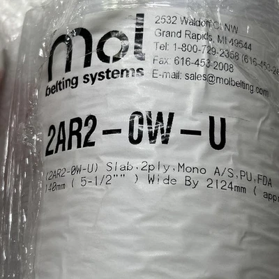 NEW Mol Belting Systems 2AR2-0W-U