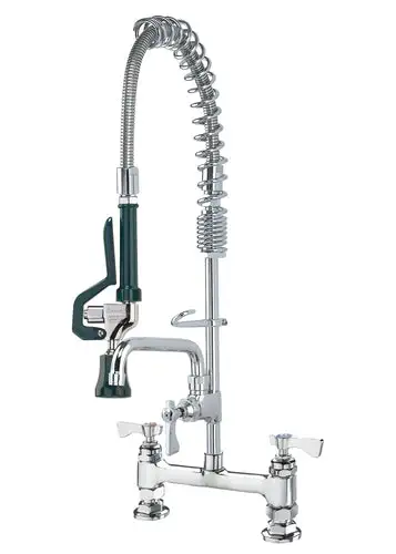 Krowne 18-608L 24 7/8"H Deck Mount Pre Rinse Faucet - 1.2 GPM, Base with Nozzle