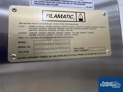 USED Filamatic Filamatic AB-5 benchtop Single Piston Filler