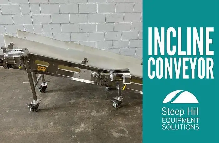 Incline Conveyor for Metal Detector