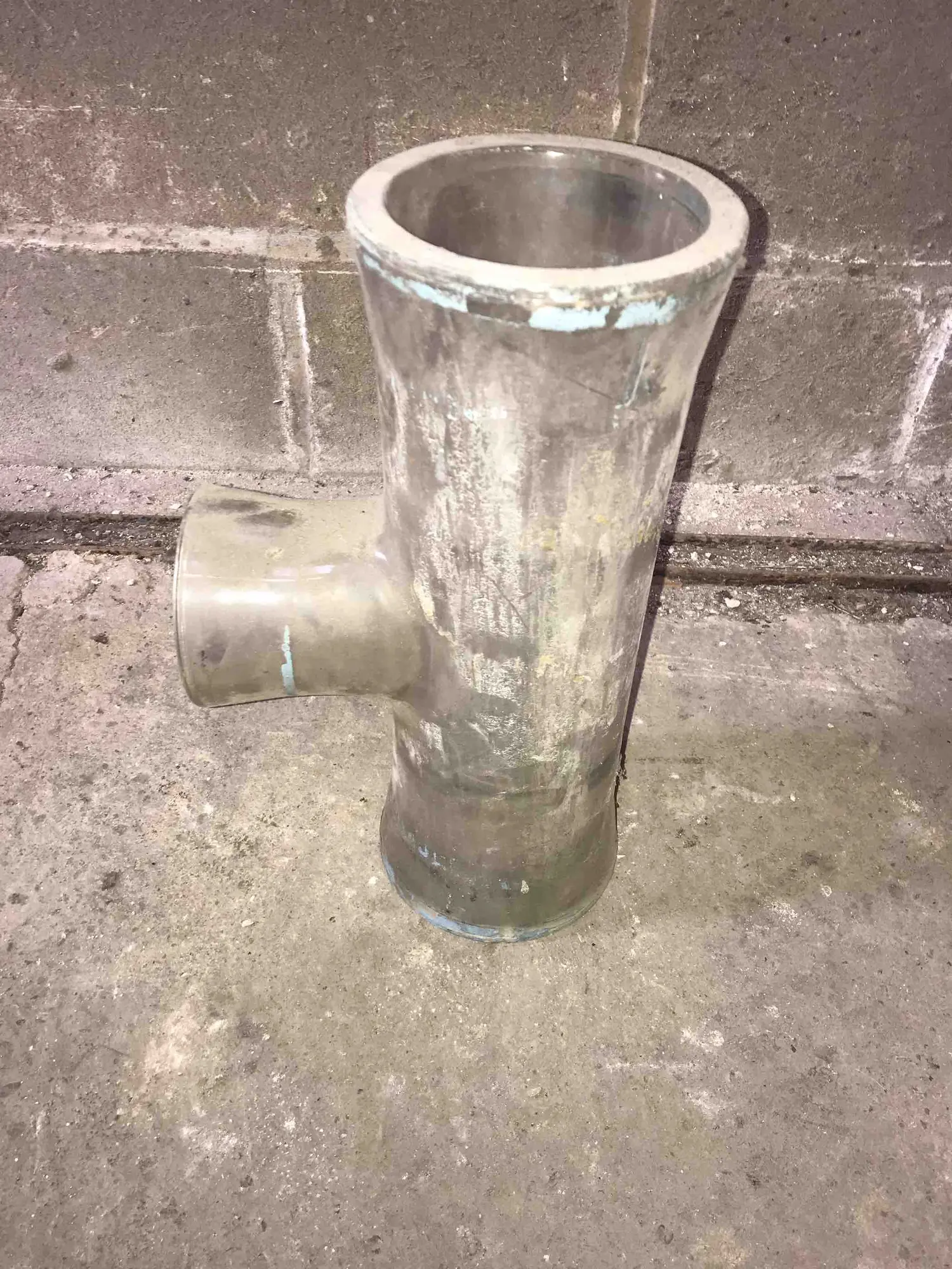 100mm Dia QVF Unequal Tee Pieces; PTU 4/3