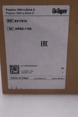 NEW Drager 8317610 Polytron 7000 Gas And Oxygen Detector SIX AVAILABLE #G49A