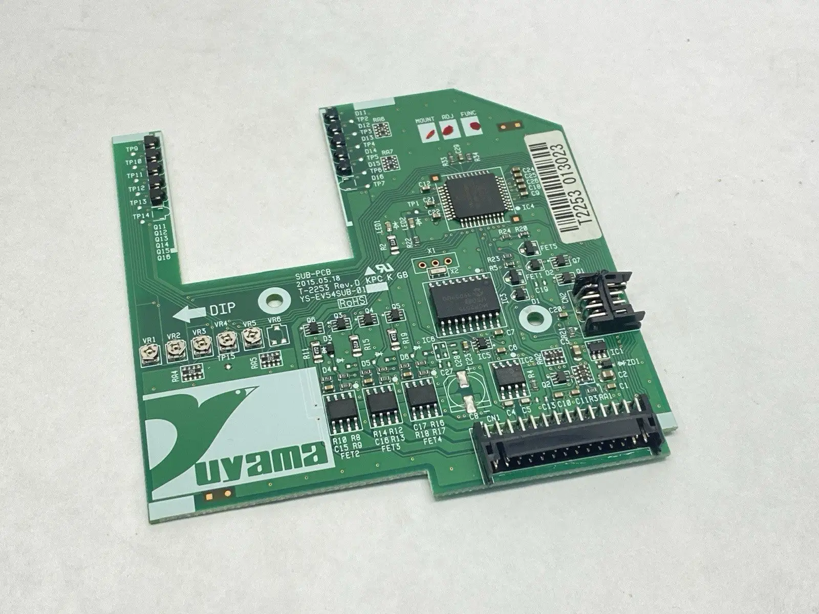 Used Uyama SUB-PCB KPC K GB Circuit Board YS-EV54SUB-01 Printed Circuit Boards (PCB) Michigan US | Maverick Industrial Sales #1391740