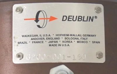 NEW DEUBLIN 6200-001-160 UNION 11/16'', 6200001160