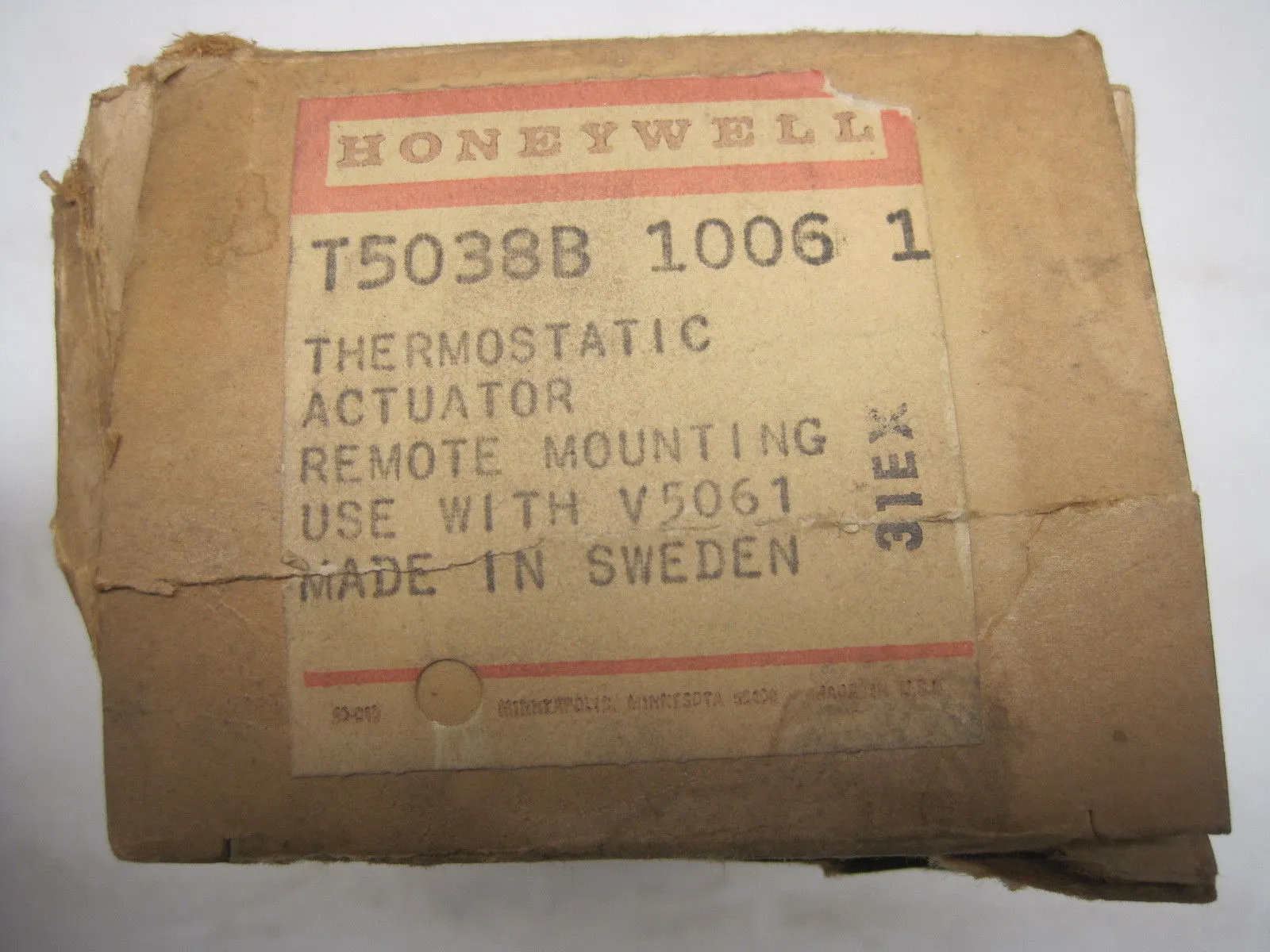 NEW HONEYWELL T5038B-1006-1 THERMOSTATIC ACTUATOR T5038B10061