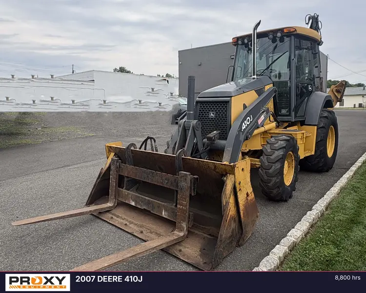 Used 2007 DEERE 410J Backhoe Loaders New Jersey US | Proxy Equipment #1388892
