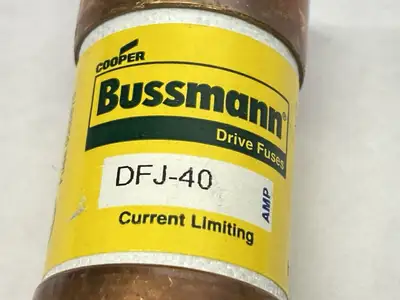 DFJ-40 | Cooper Bussmann  Drive Fuse 40A 450VDC 600VAC LOT OF 2 - Used
