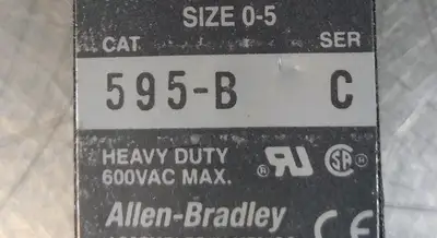 Allen Bradley 595-B/C Auxiliary Contact Loc4D35