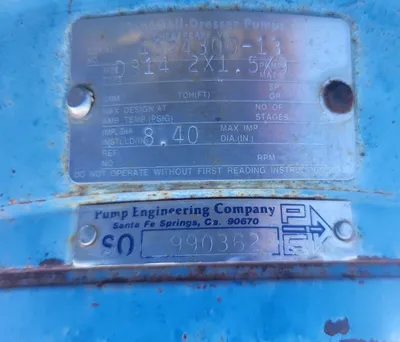 USED INGERSOLL RAND D814 2X1.5X9