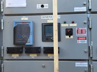 5 kV E-House Genset Control Room PDC w/ 9 x 1200 amp Breaker