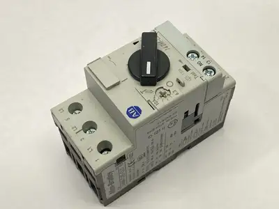 USED ALLEN-BRADLEY SER B MOTOR STARTER 6.3-10A W/ 140M-C-AFA10 CONTACT
