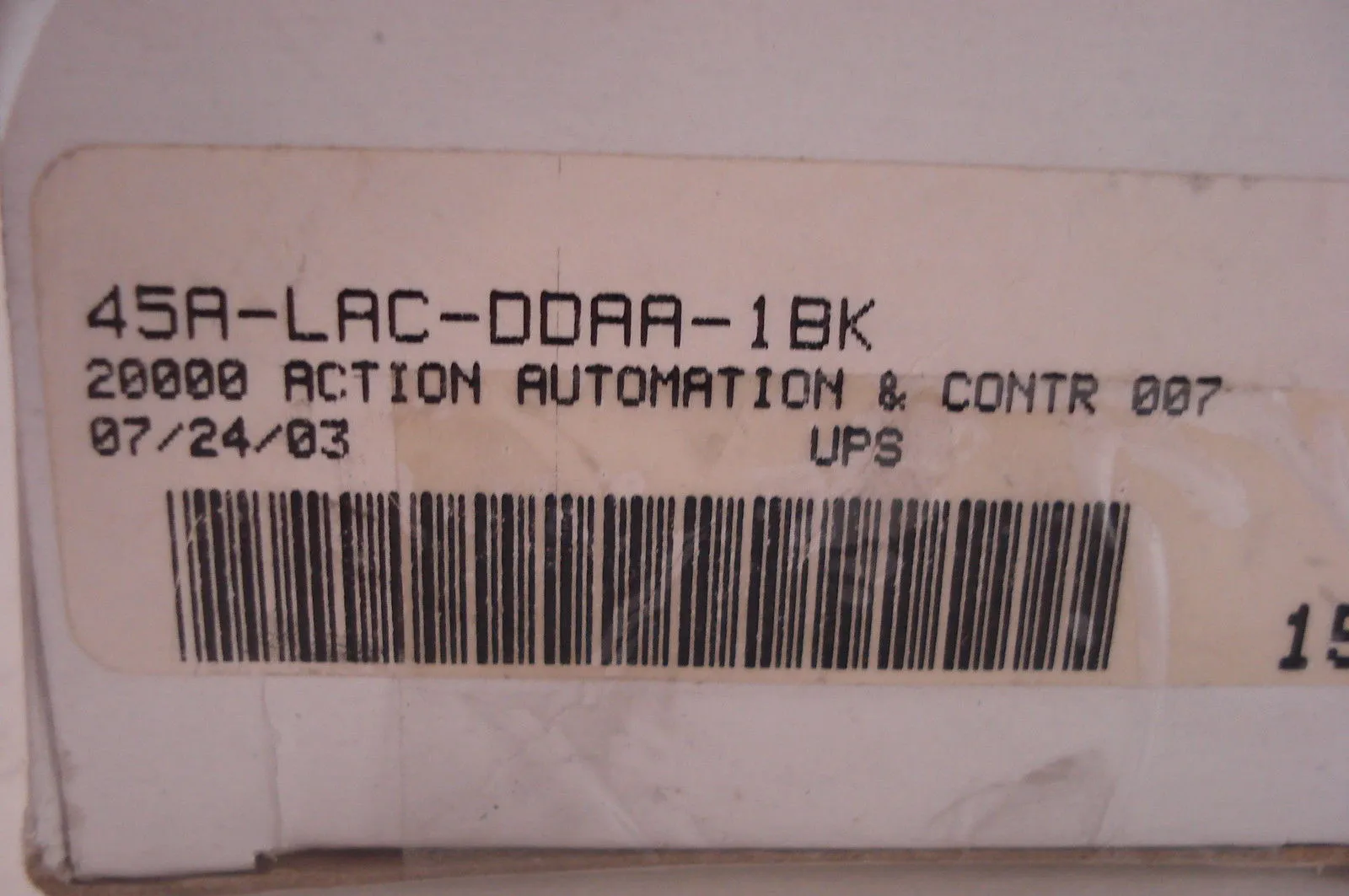 NEW MAC VALVE 45A-LAC-DDAA-1BK