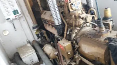 USED OILWELL S-640-5 TRIPLEX WELL SERVICING REVERSING MUD PUMP