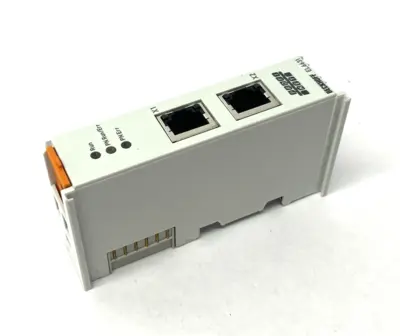 Used Beckhoff EtherCAT 2-Port Communication Interface, PROFINET RT Controller PLC Processors Michigan US | Maverick Industrial Sales #1398866