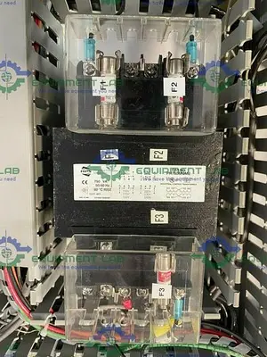USED FUJI PHL11B12 PHL PAPERLESS RECORD & LENZE SMVECTOR ESV5 INVERTER IN ENCLOSURE