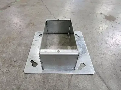 4x4" Lifted Electrical Utility Plate