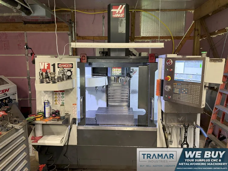 Used 2017 HAAS VF-1 Vertical Machining Centers Michigan US | Tramar Industries #946053