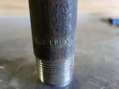 1-1/4" Threaded Round Head Plug Steel