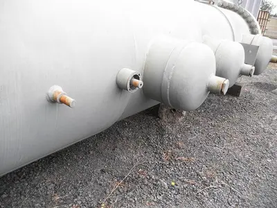 Heat Exchanger, Shell & Tube, 1870 SF, S/st, 725 PSI, #A741635