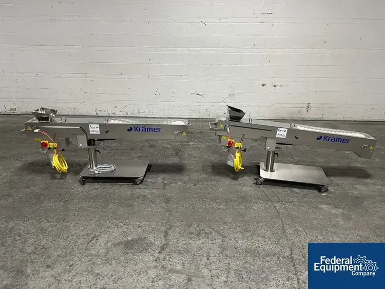 Used Kramer Two Kramer Tablet Conveyors, KB7020 Tablet Dedusters Ohio US | Federal Equipment Company #128054