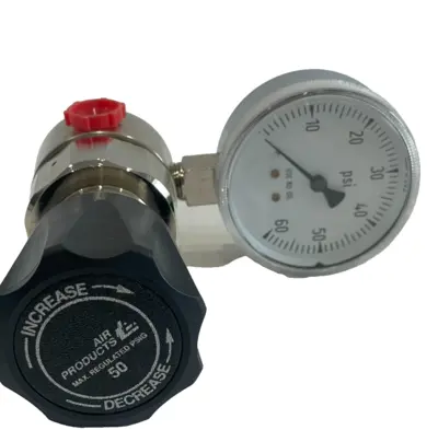 NEW AIR PRODUCTS E11-N141B HIGH PRESSURE LINE REGULATOR W/ GAUGE E11N141B