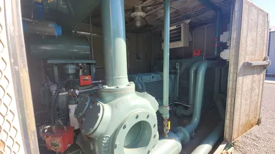 Enclosed Ariel JGP/2 Gas Compressor Package 150PSI 125HP Electric Motor