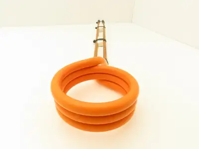 Thermatool Induction Coil High Freq 3-1/2" ID Triple Turn Tubes 16"