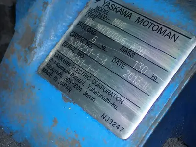 USED 2013 YASKAWA MOTOMAN MH6