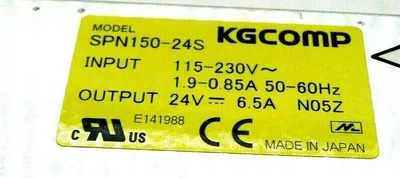 NEW KGCOMP SPN150-24S POWER SUPPLY SPN15024S
