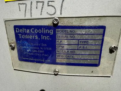 USED 2022 DELTA COOLING TOWERS 4-50