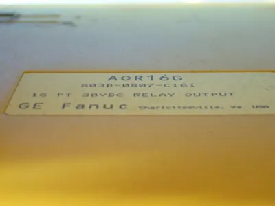 Used FANUC A03B0807C001 PLC Chassis Ohio US | HGR 24 #911382