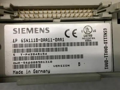USED SIEMENS 6SN1118-0AA11-0AA1 6SN1123-1AA00-OCA1