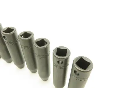 Proto 7006M 3/8" Drive 6MM 6 Point Impact Socket Deep 2-3/4"L  Metric Lot of 10