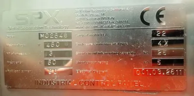 (3) SPX Seital SE 161 EIX-Q3P2 hermetic juice clarifier skids, 304SS.