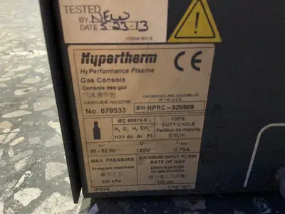 Used HYPERTHERM 078533 Welding Machinery (Other) Ohio US | HGR 24 #1314762