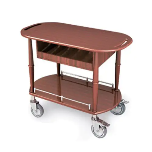 Geneva Oval Dessert Cart w/ Multi-Tiered Design (70458)
