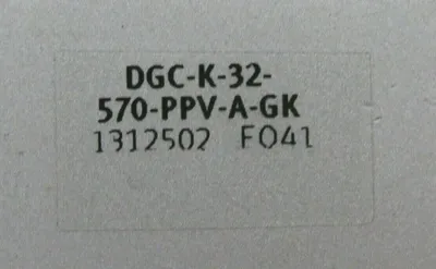 NEW FESTO DGC-K-32-570-PPV-A-GK LINEAR ACTUATOR 1312502 DGCK32570PPVAGK