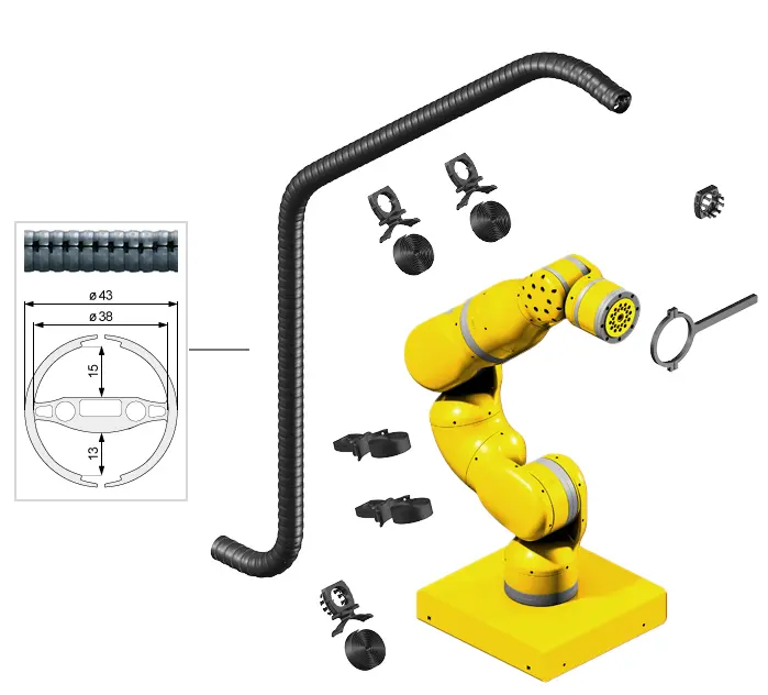 FANUC CRX-10iA Robot IGUS Dress Package