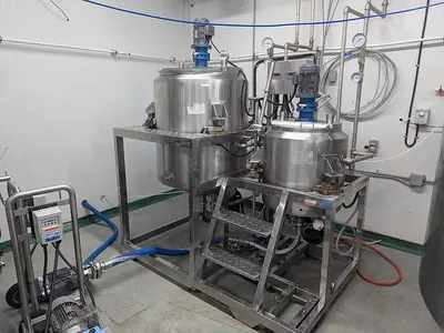 Dual Batch Processing Tanks
