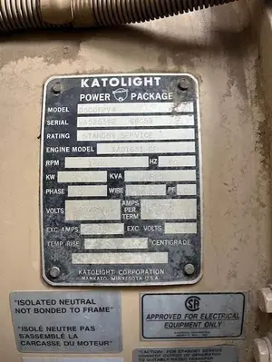 USED 1990 KATOLIGHT TAD1631GE