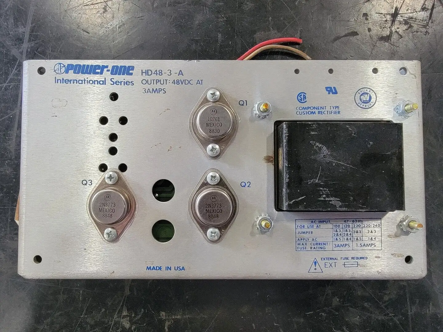 USED POWER ONE HD48-3-A
