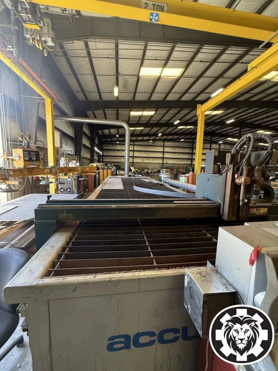 6′ x 24′ AKS Accu-Kut CNC Plasma Table, 2015 – HPR260XD